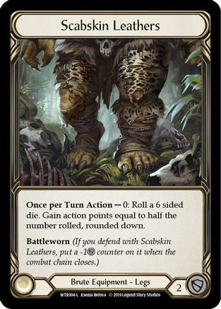 Scabskin Leathers (WTR004) 1st Edition Cold Foil
