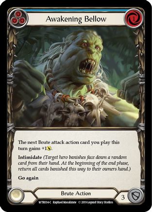 Awakening Bellow (Blue) (WTR034) Unlimited Edition