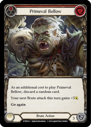 Primeval Bellow (Red) (WTR035) 1st Edition