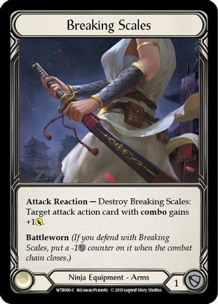 Breaking Scales (WTR080) 1st Edition Cold Foil