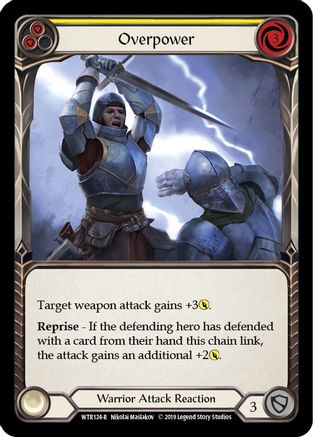 Overpower (Yellow) (WTR124) Unlimited Edition
