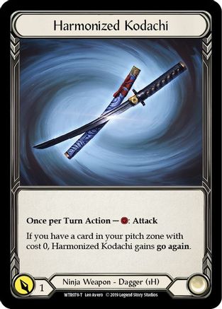 Harmonized Kodachi // Rhinar (WTR078) 1st Edition