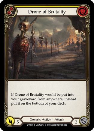 Drone of Brutality (Yellow) (WTR165) Unlimited Edition