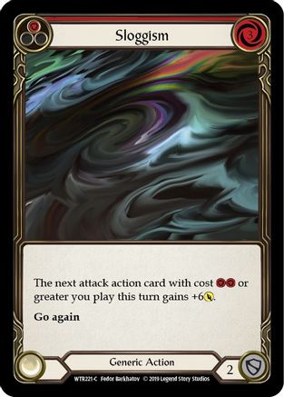 Sloggism (Red) (WTR221) Unlimited Edition Rainbow Foil