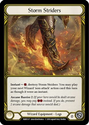 Storm Striders (Golden) - FAB011 (FAB011) 1st Edition Cold Foil
