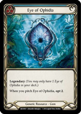 Eye of Ophidia (ARC000) 1st Edition Cold Foil