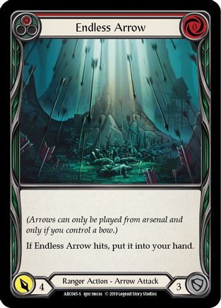 Endless Arrow (ARC045) Unlimited Edition Rainbow Foil