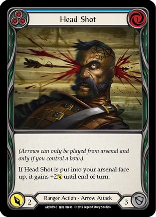 Head Shot (Blue) (ARC059) Unlimited Edition