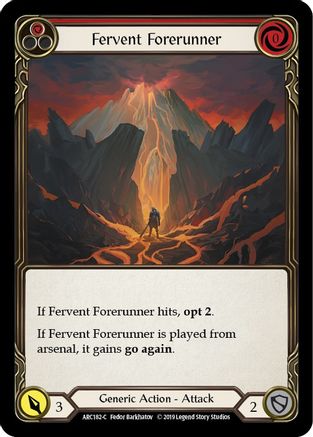 Fervent Forerunner (Red) (ARC182) Unlimited Edition