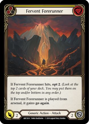 Fervent Forerunner (Yellow) (ARC183) Unlimited Edition