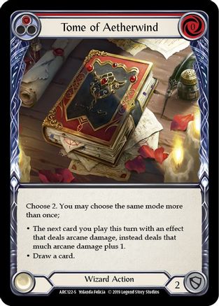 Tome of Aetherwind (ARC122) 1st Edition