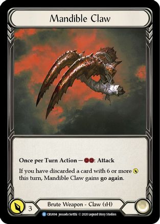 Mandible Claw (CRU004) Unlimited Edition