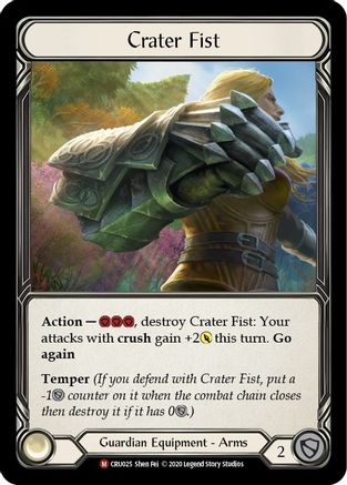 Crater Fist (CRU025) Unlimited Edition