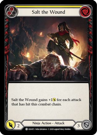 Salt the Wound (CRU073) Unlimited Edition Rainbow Foil