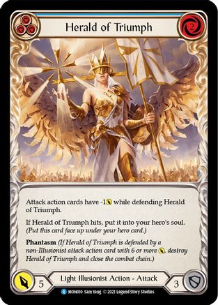 Herald of Triumph (Blue) (MON010) 1st Edition