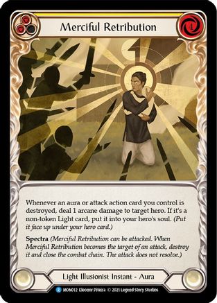 Merciful Retribution (MON012) 1st Edition Rainbow Foil