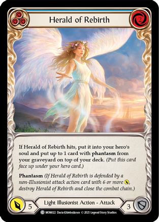 Herald of Rebirth (Blue) (MON022) Unlimited Edition