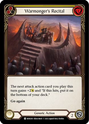 Warmonger's Recital (Yellow) (MON300) Unlimited Edition
