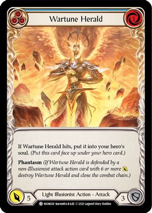 Wartune Herald (Blue) (MON028) Unlimited Edition