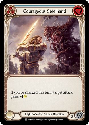 Courageous Steelhand (Blue) (MON059) Unlimited Edition