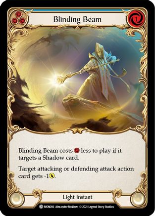 Blinding Beam (Blue) (MON086) 1st Edition