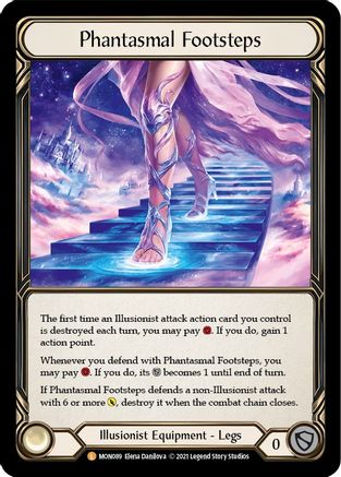 Phantasmal Footsteps (MON089) Unlimited Edition Rainbow Foil