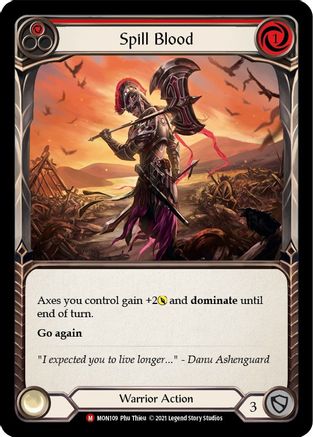 Spill Blood (MON109) Unlimited Edition Rainbow Foil