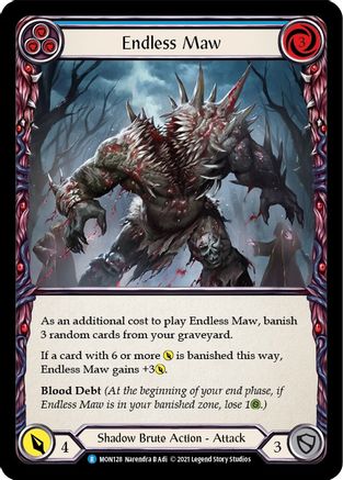 Endless Maw (Blue) (MON128) Unlimited Edition