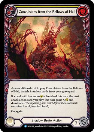 Convulsions from the Bellows of Hell (Yellow) (MON133) Unlimited Edition