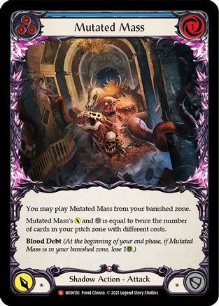 Mutated Mass (MON191) Unlimited Edition Rainbow Foil