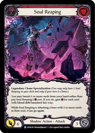 Soul Reaping (MON199) 1st Edition Rainbow Foil