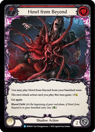 Howl from Beyond (Red) (MON200) 1st Edition Rainbow Foil