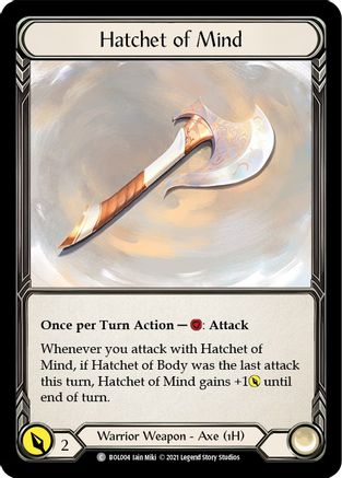 Hatchet of Mind (BOL004)