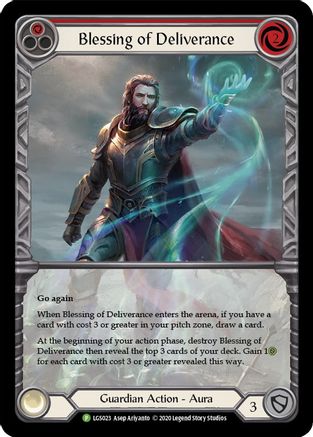 Blessing of Deliverance (Red) - LGS023 (LGS023) Rainbow Foil