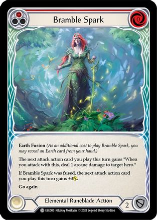 Bramble Spark (Red) (ELE085) 1st Edition Rainbow Foil