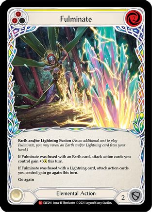 Fulminate (ELE091) Unlimited Edition Rainbow Foil
