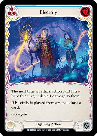 Electrify (Blue) (ELE200) Unlimited Edition Rainbow Foil