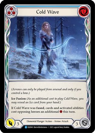 Cold Wave (Blue) (ELE040) Unlimited Edition