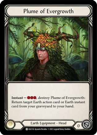 Plume of Evergrowth (ELE116) Unlimited Edition Rainbow Foil