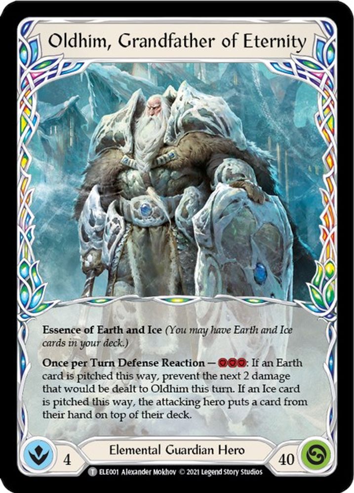 Oldhim, Grandfather of Eternity // Shiver (ELE001) 1st Edition