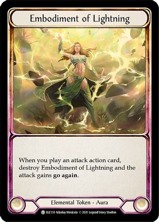 Embodiment of Lightning // Titan's Fist (ELE110) Unlimited Edition