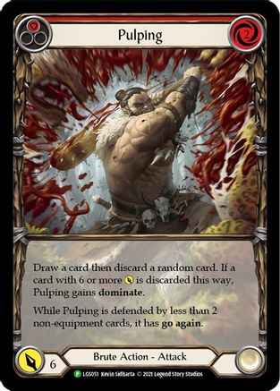 Pulping (Red) - LGS051 (LGS051) Rainbow Foil