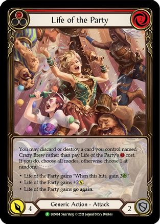 Life of the Party (Red) - LGS084 (LGS084) Rainbow Foil