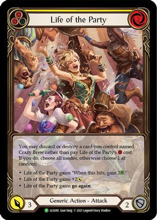Life of the Party (Yellow) - LGS085 (LGS085) Rainbow Foil