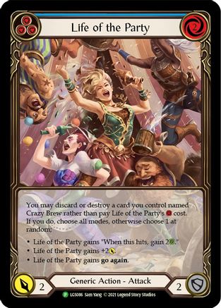 Life of the Party (Blue) - LGS086 (LGS086) Rainbow Foil