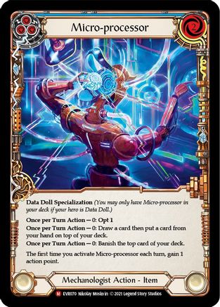 Micro-processor (EVR070) 1st Edition Rainbow Foil
