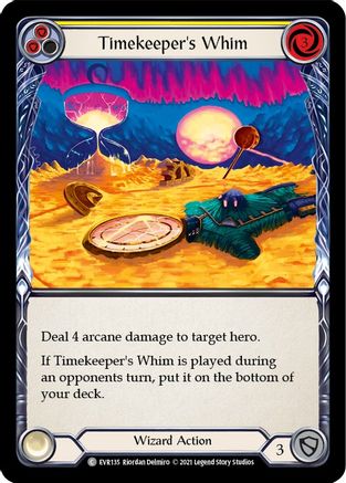 Timekeeper's Whim (Yellow) (EVR135) 1st Edition