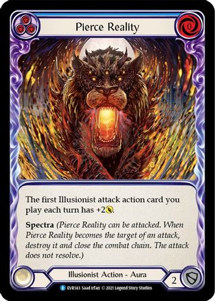 Pierce Reality (EVR143) 1st Edition Rainbow Foil