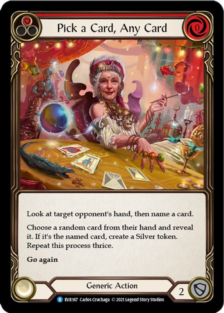 Pick a Card, Any Card (Red) (EVR167) 1st Edition