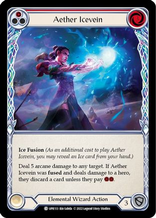 Aether Icevein (Red) (UPR113) Rainbow Foil